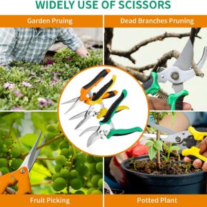Garden Pruning Shears Stainless Steel 3 Pack - Image 6