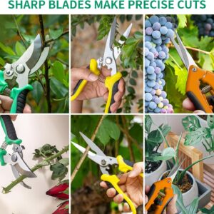 Garden Pruning Shears Stainless Steel 3 Pack - Image 7