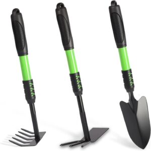 Garden Tool Set 3 Pack Lightweight Green