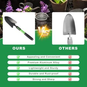 Garden Tool Set 3 Pack Lightweight Green - Image 5