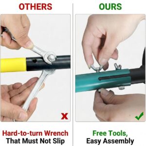 Manual Lawn Edger and Aerator Set Heavy Duty - Image 4