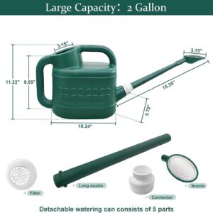 Watering Can Plastic 2 Gallon Outdoor - Image 2