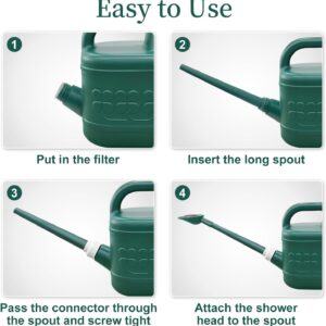Watering Can Plastic 2 Gallon Outdoor - Image 6