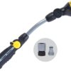 Watering Wand 8 Pattern 16 Inch Metal Black Yellow