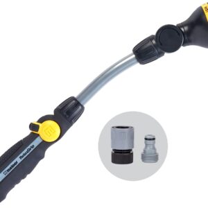 Watering Wand 8 Pattern 16 Inch Metal Black Yellow